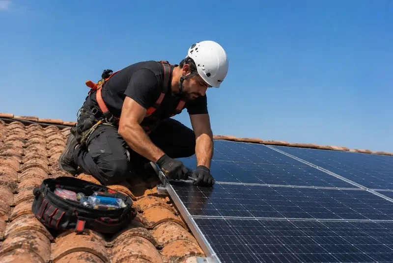 Maintenance et monitoring de panneaux solaires à Geispolsheim